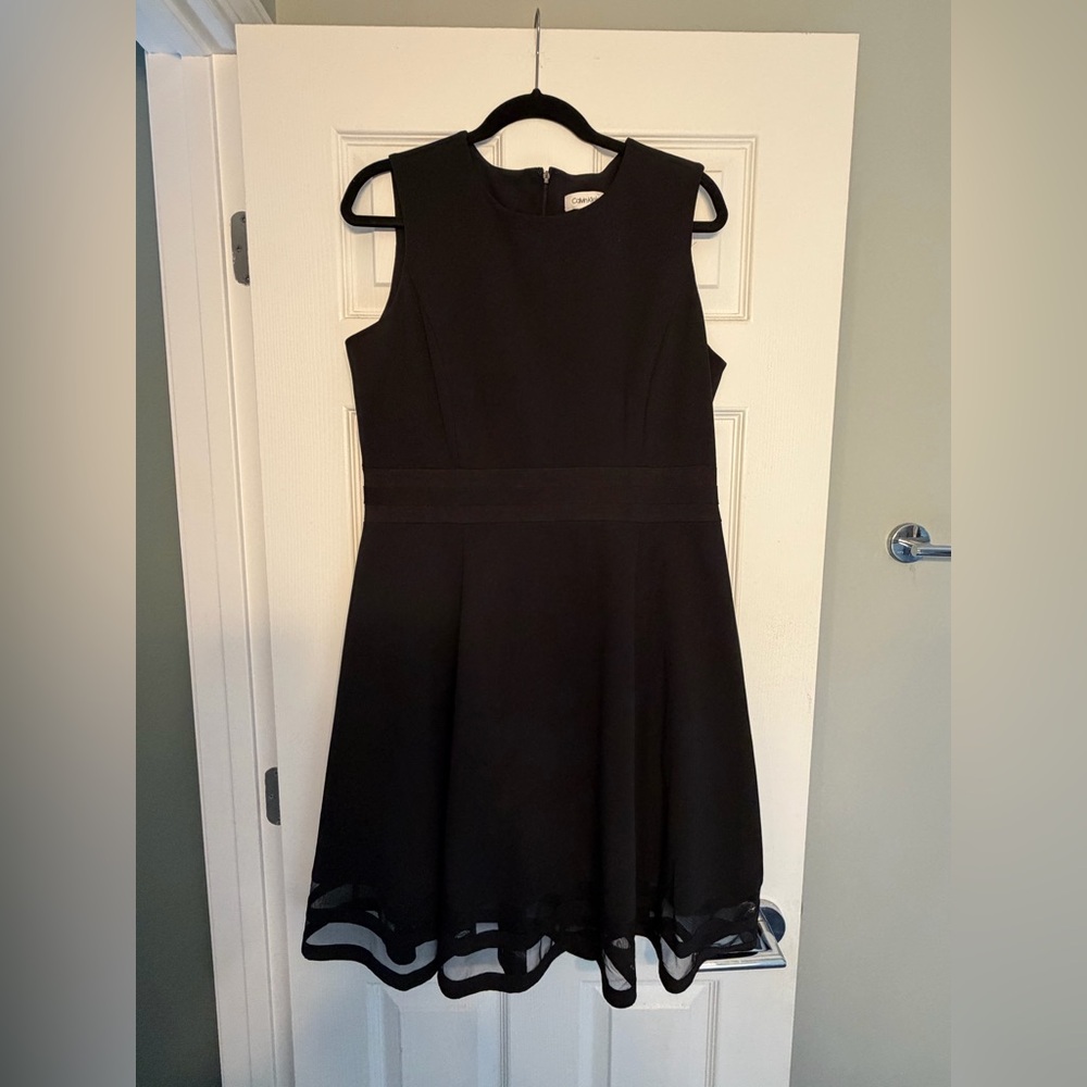 Calvin Klein Black Sleeveless Dress